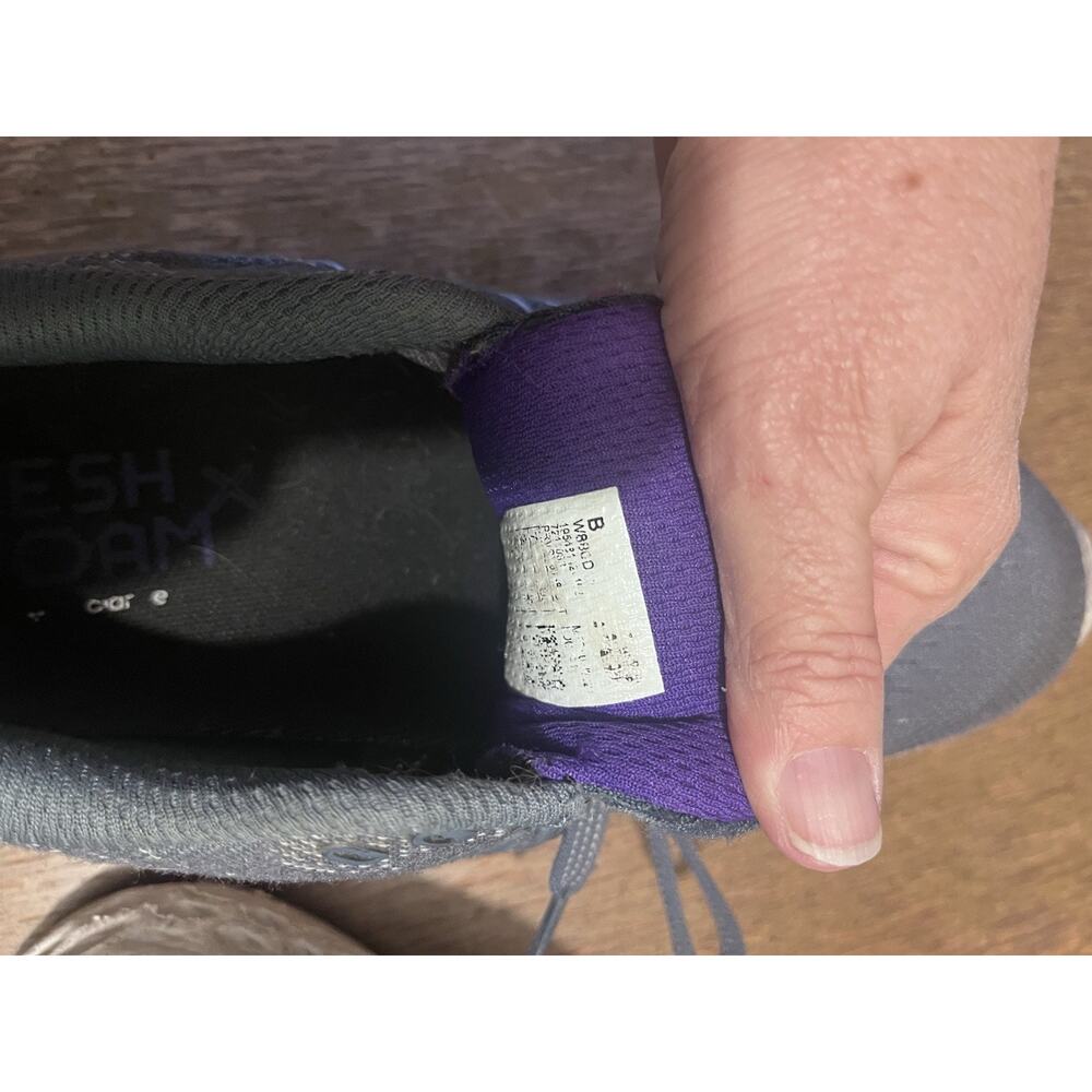 Women’s sz 7 New Balance W880 V14 Running Shoes Used Grey/ Purple - Picture 6 of 10